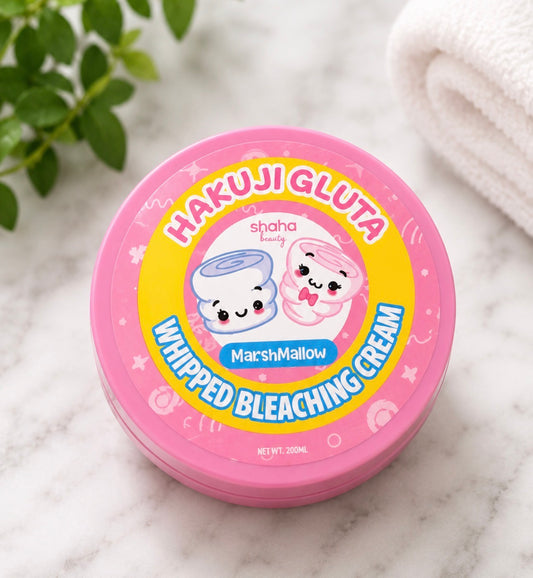 Shaha Beauty Hakuji Gluta Marshmallow Whipped Bleaching Cream | 200ml