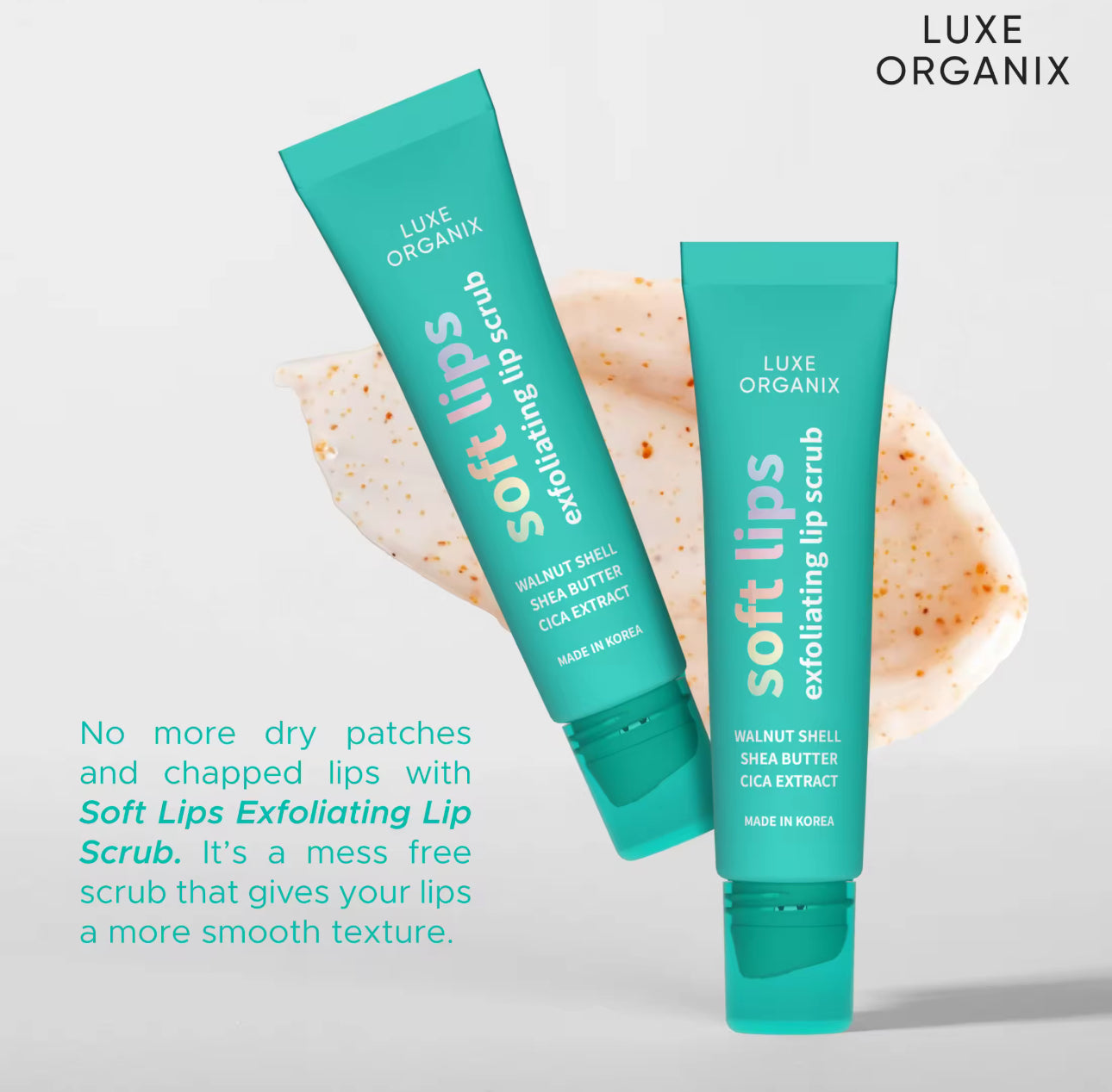 LUXE ORGANIX Soft Lips Exfoliating Lip Scrub 15g