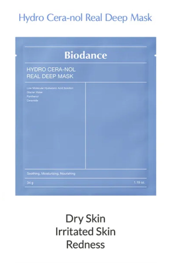Biodance Hydro Cera-nol Real Deep Mask | 136g | 4sheets | authentic from Korea