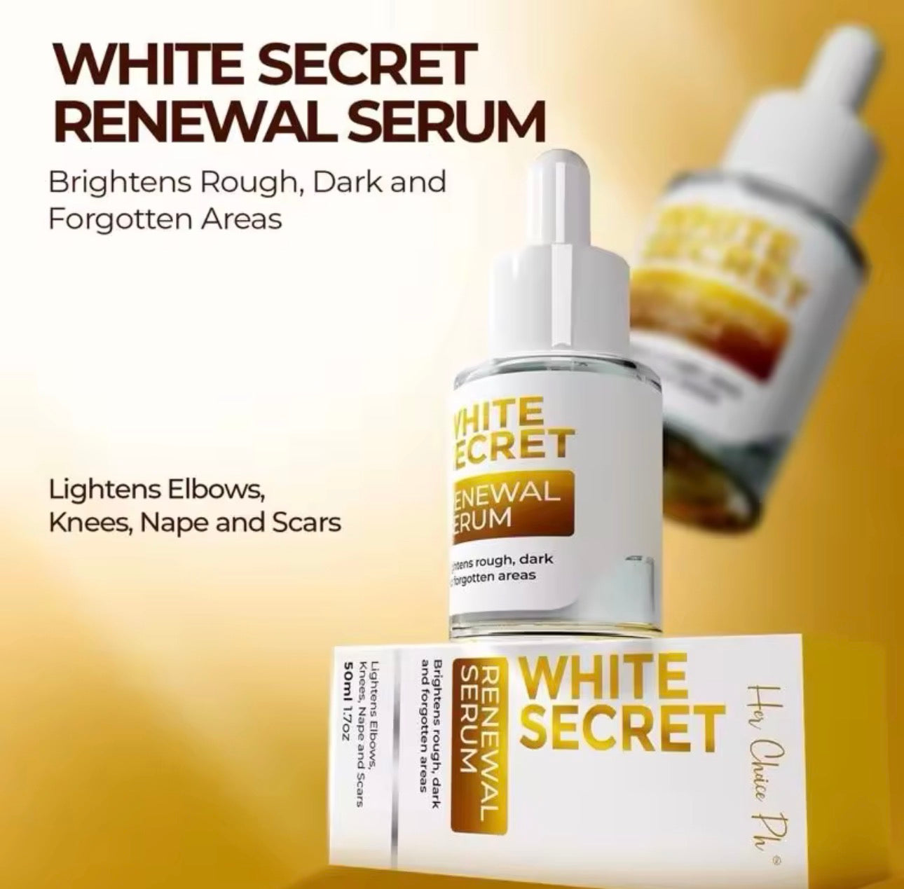 Her Choice PH Serum | White Secret Intimate Serum | White Secret Renewal Serum | 50ml