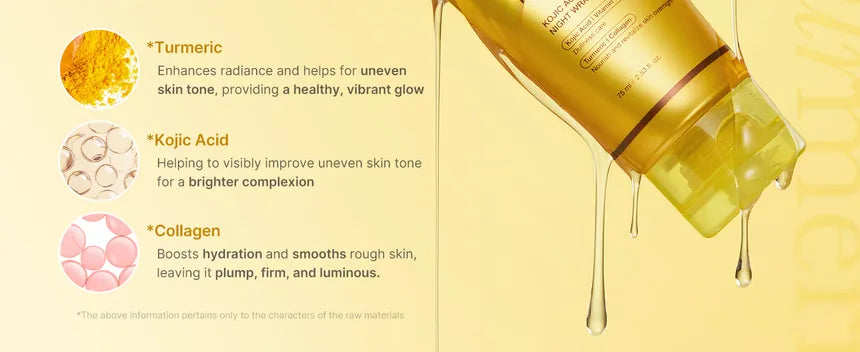 Medicube Kojic Acid Turmeric Night Wrapping Mask 75ml | authentic from Korea