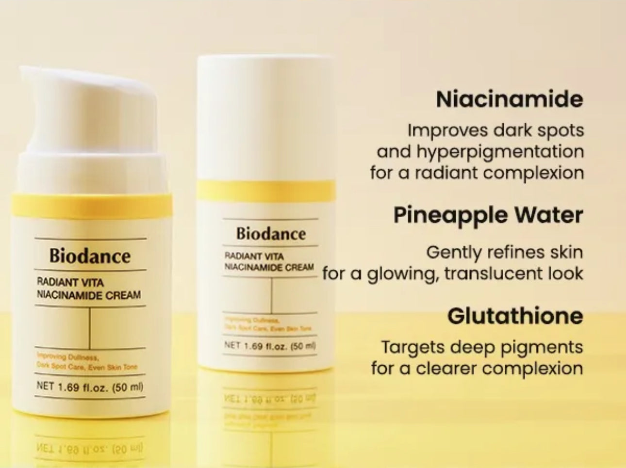 Biodance Radiant Vita Niacinamide Cream | 50ml | authentic from Korea