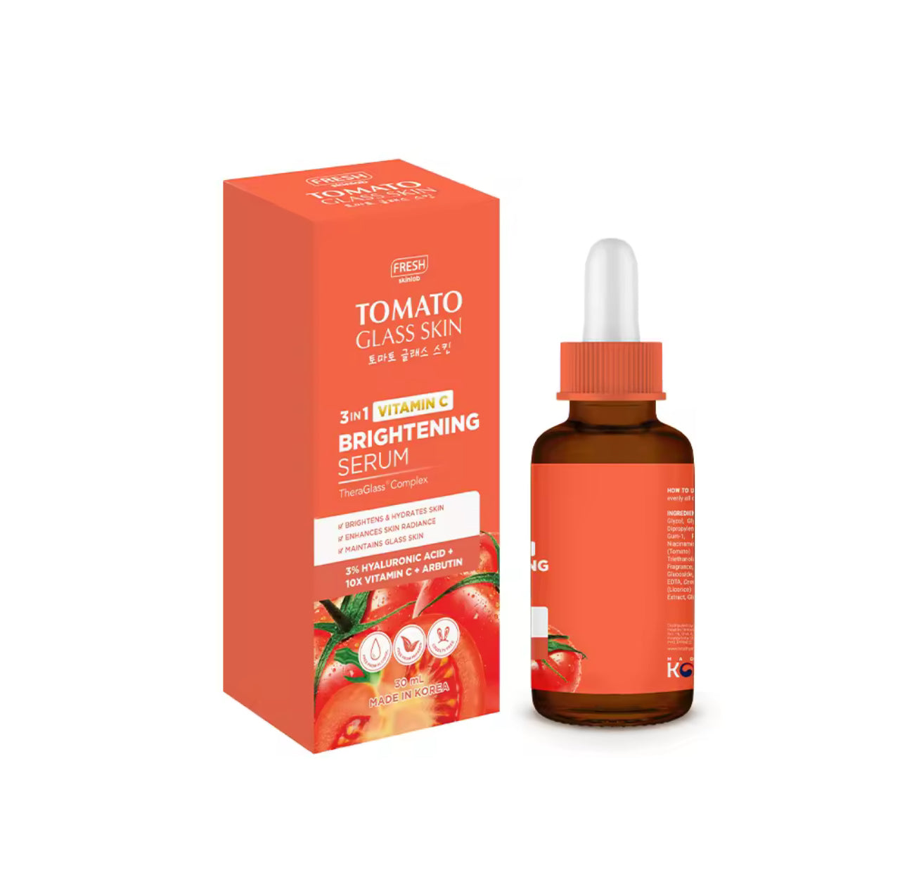 FRESH Skinlab Tomato Glass Skin 3in1 Vitamin C Brightening Serum 30 mL