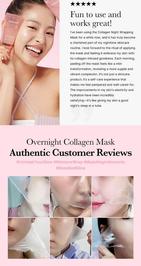 Medicube Collagen Night Wrapping Mask 75ml | authentic from Korea