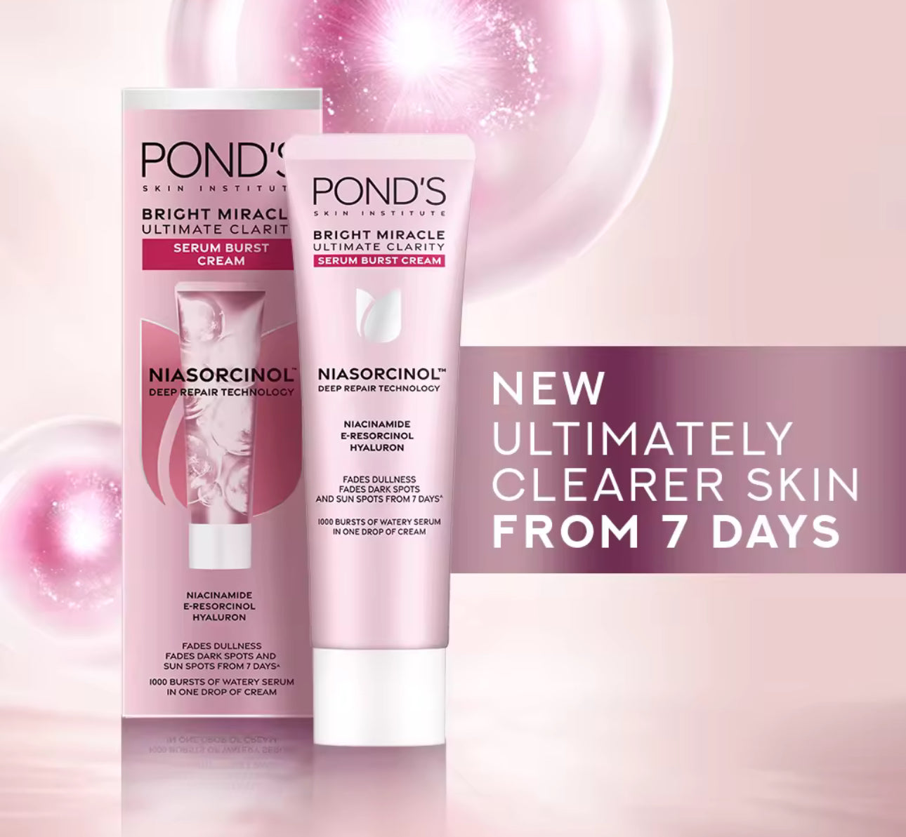 Ponds Bright Miracle Serum Burst Cream 20G