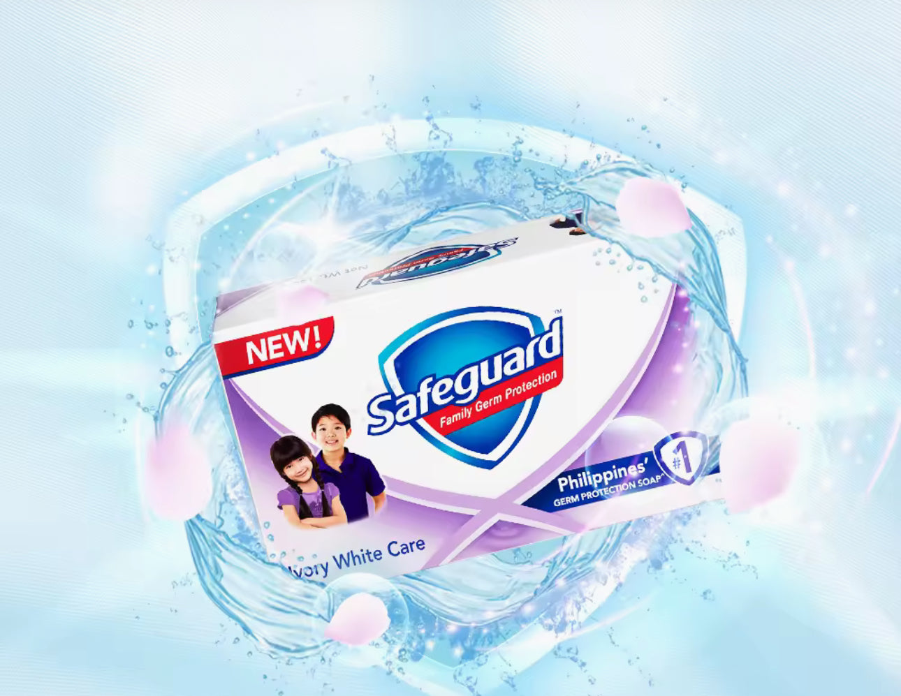 Safeguard Antibacterial Soap Bar | Ivory White Care | 125g