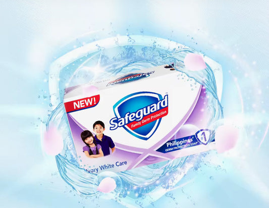 Safeguard Antibacterial Soap Bar | Ivory White Care | 125g