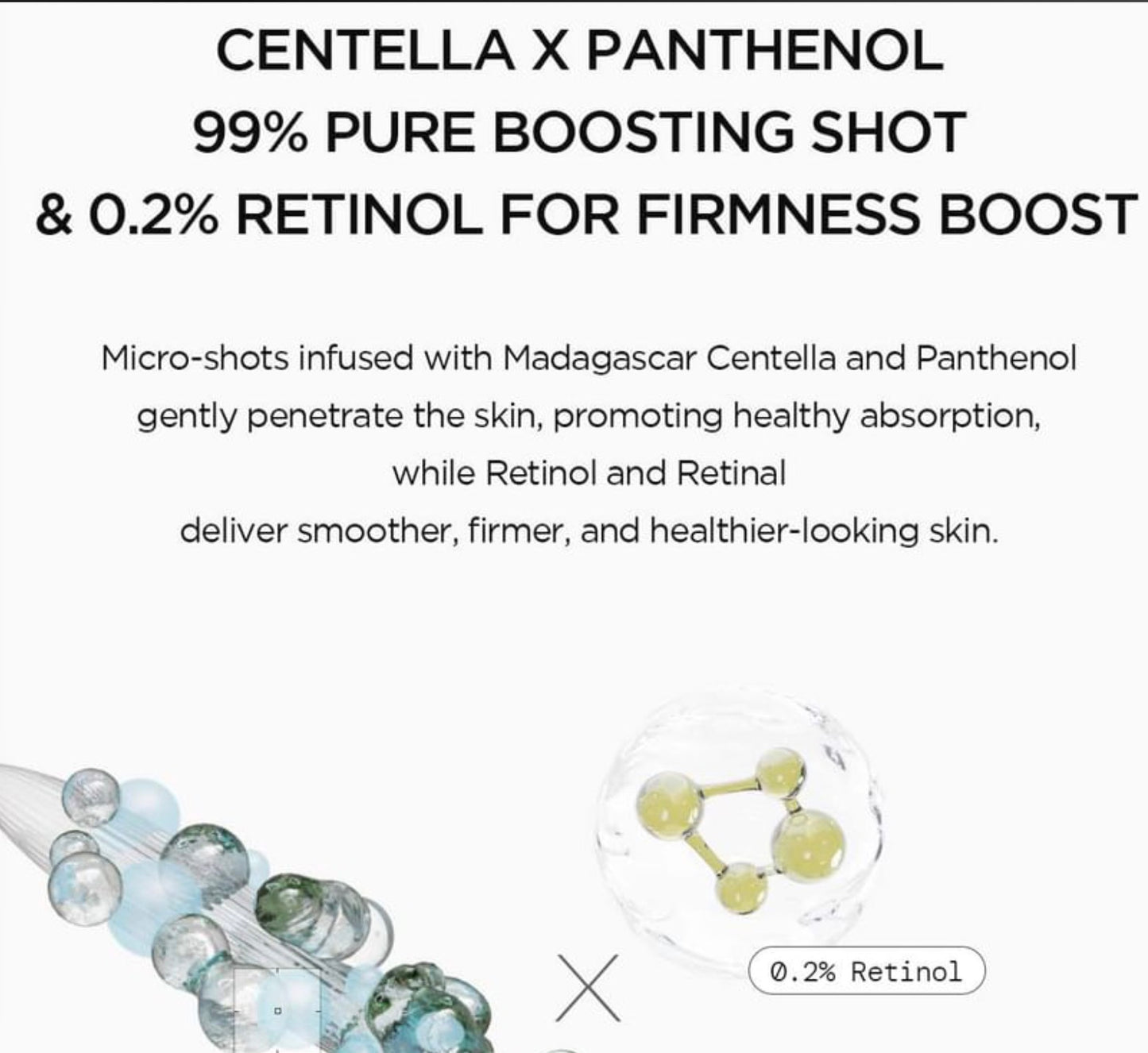 SKIN1004 Madagascar Centella Retinol 0.2% Boosting Shot Ampoule | 30ml