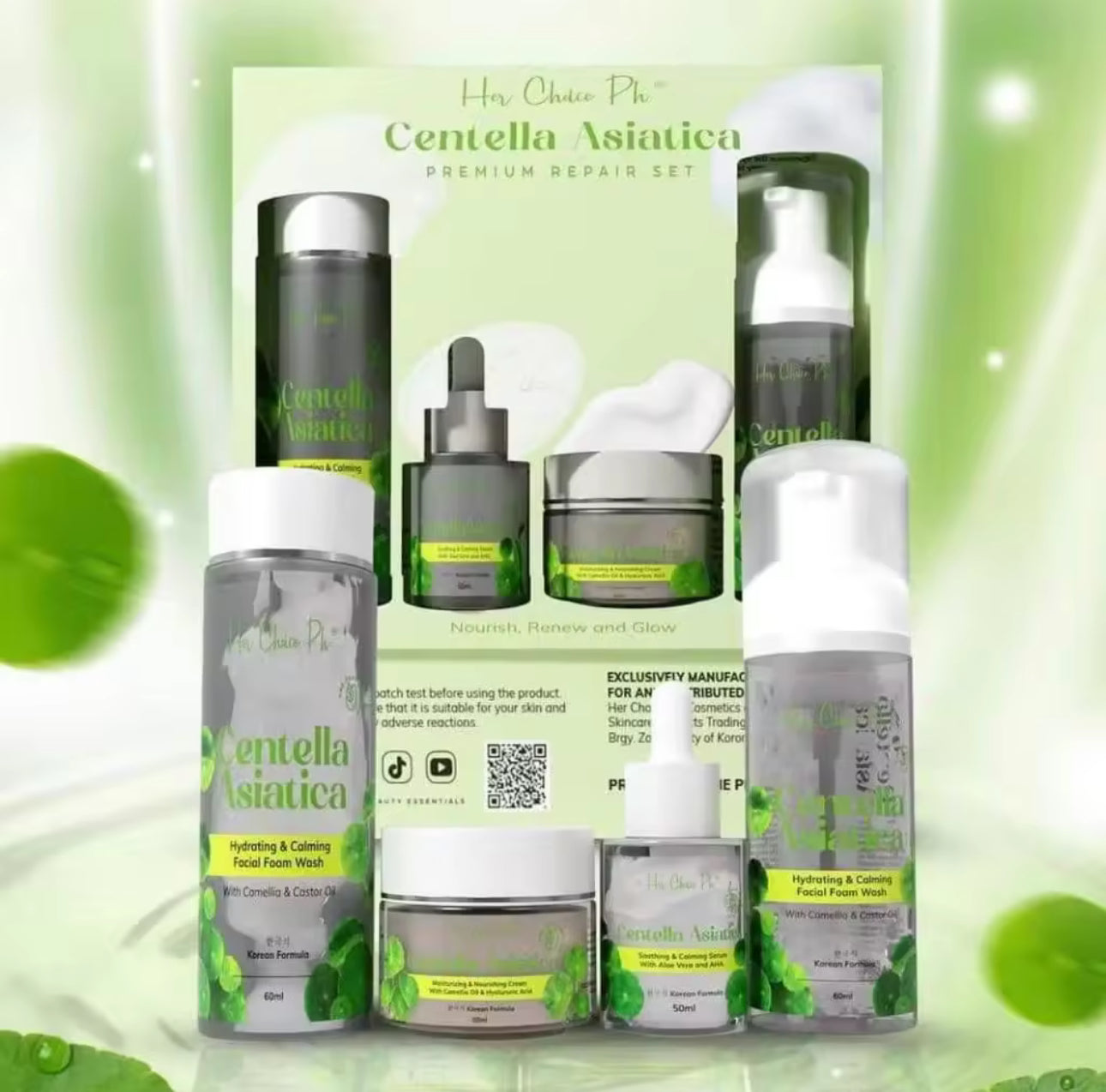 Her Choice Ph Centella Asiatica Premium Repair Set