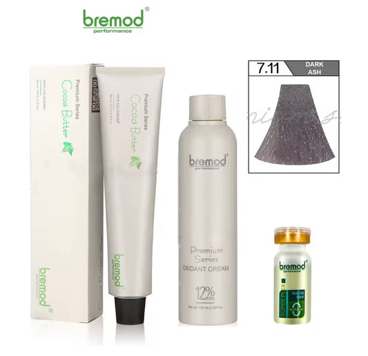 Bremod Premium Hair Dye Cocoa Butter with Oxi & Super Plex | 100ml