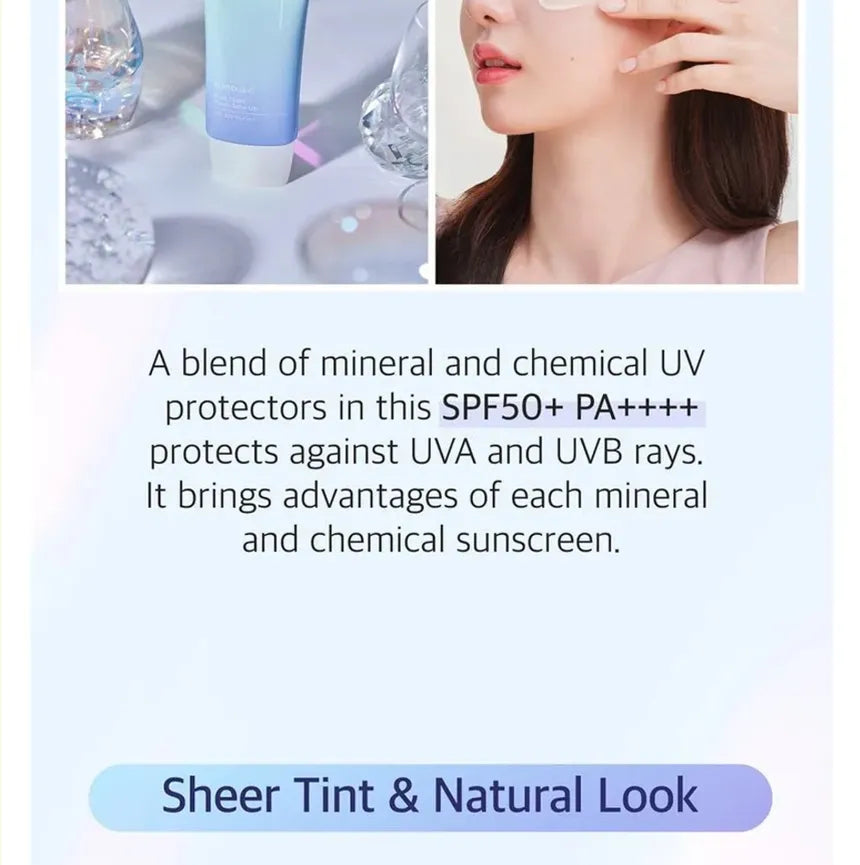 numbuzin - No.1 Pure Glass Clean Tone Up 50ml SPF 50+ PA ++++