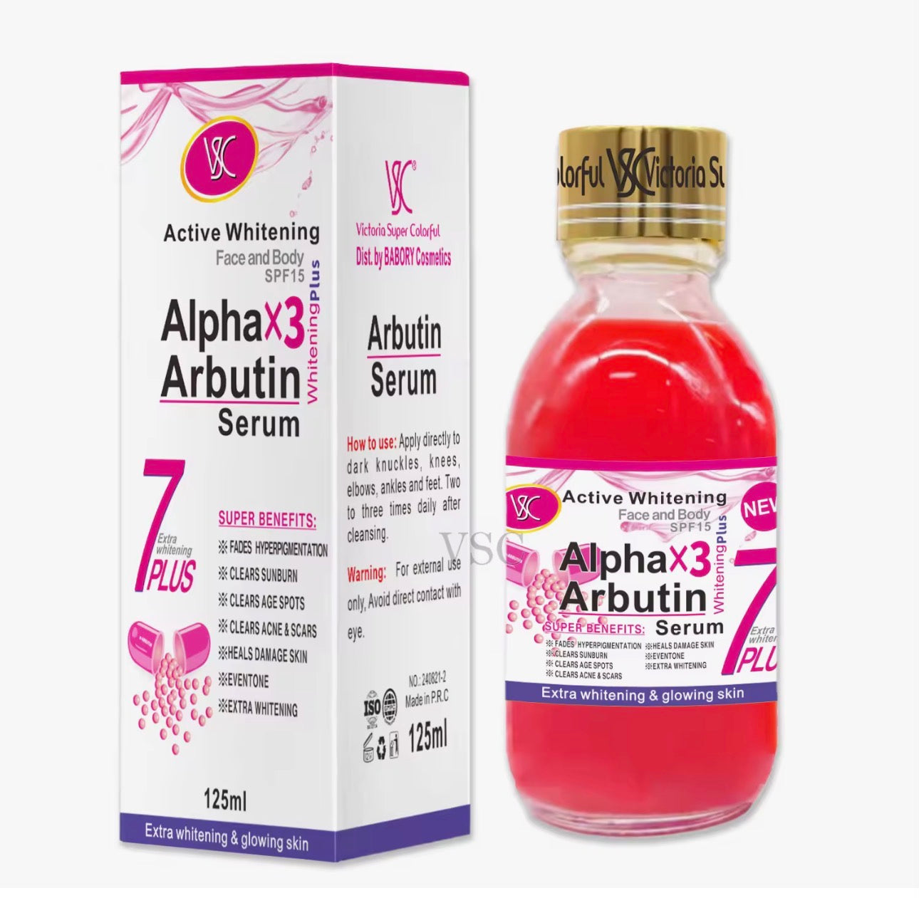 Alpha X3 Arbutin Whitening Serum SPF15 | 125ml | 7PLUS