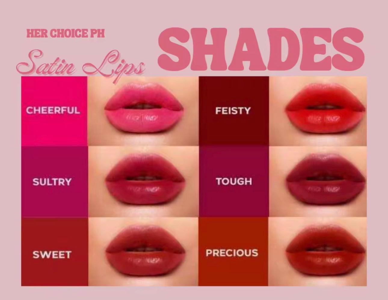 Her Choice PH | Satin Lips 💋 | HD Matte Liptint