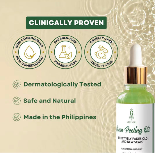 Greenika Color Correcting Green Peeling Oil | 30ml