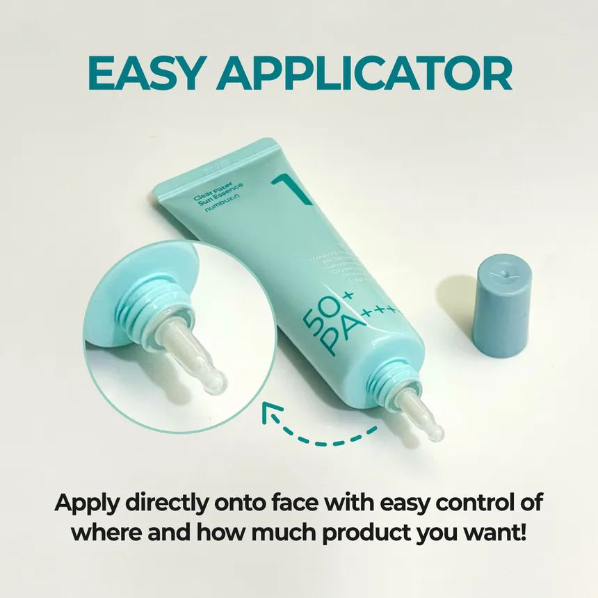 numbuzin - No.1 Clear Filter Sun Essence Cica + Hyaluronic Acid 50ml