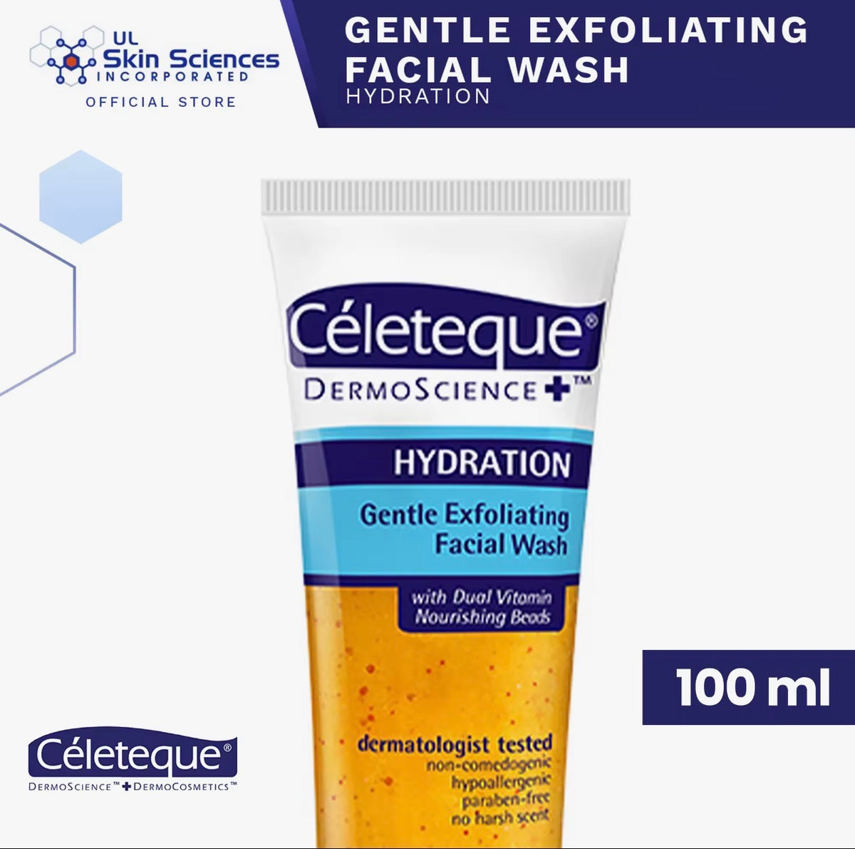Céleteque Dermo Science Facial Wash 100ml