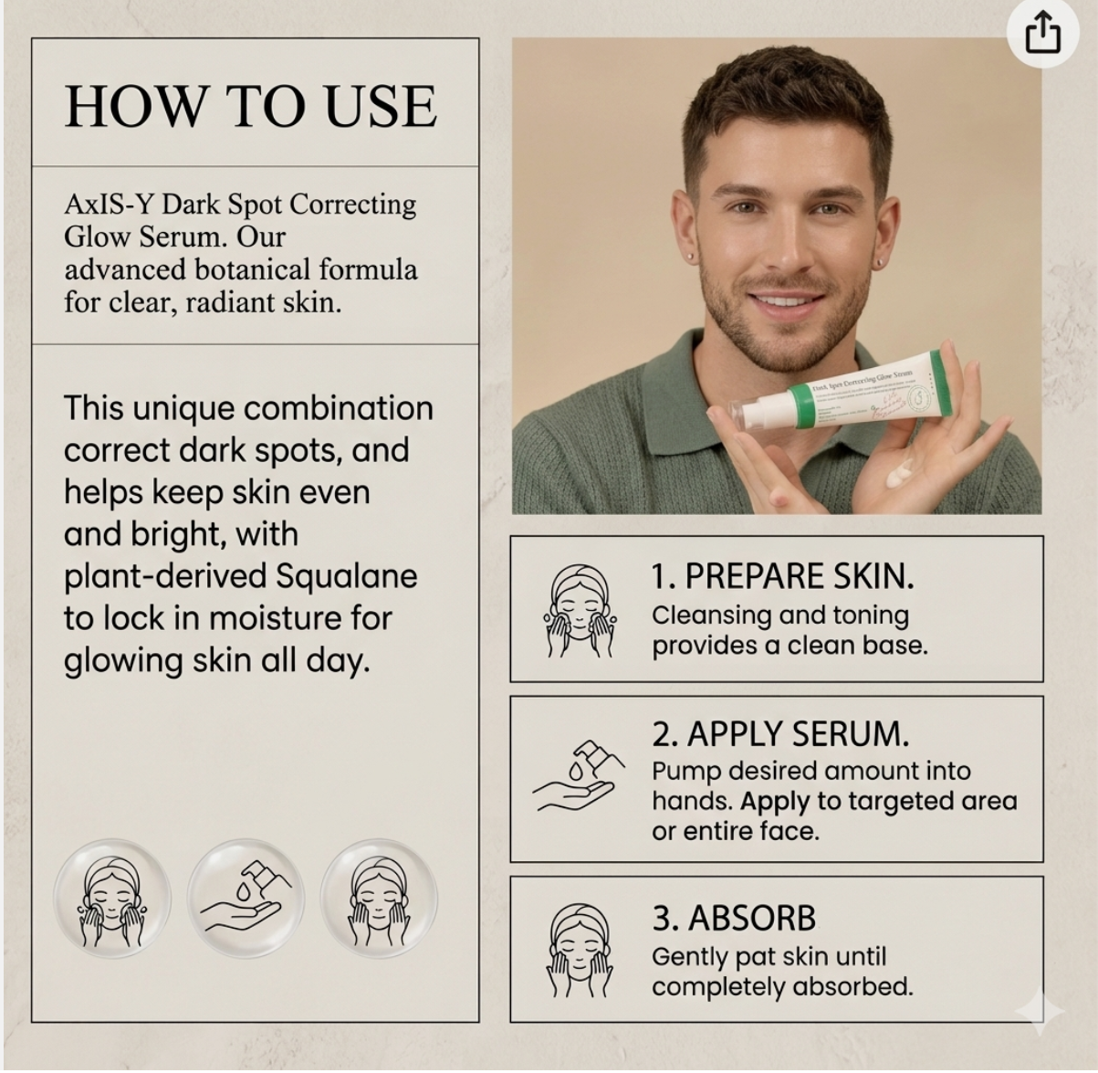 AXIS-Y Dark Spot Correcting Glow Serum 20ml