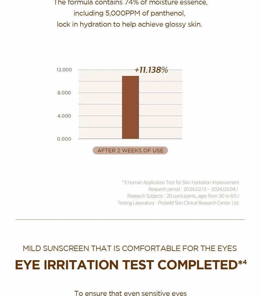 Centella Madagascar probio cica glow sun ampoule 50ml SKIN1004