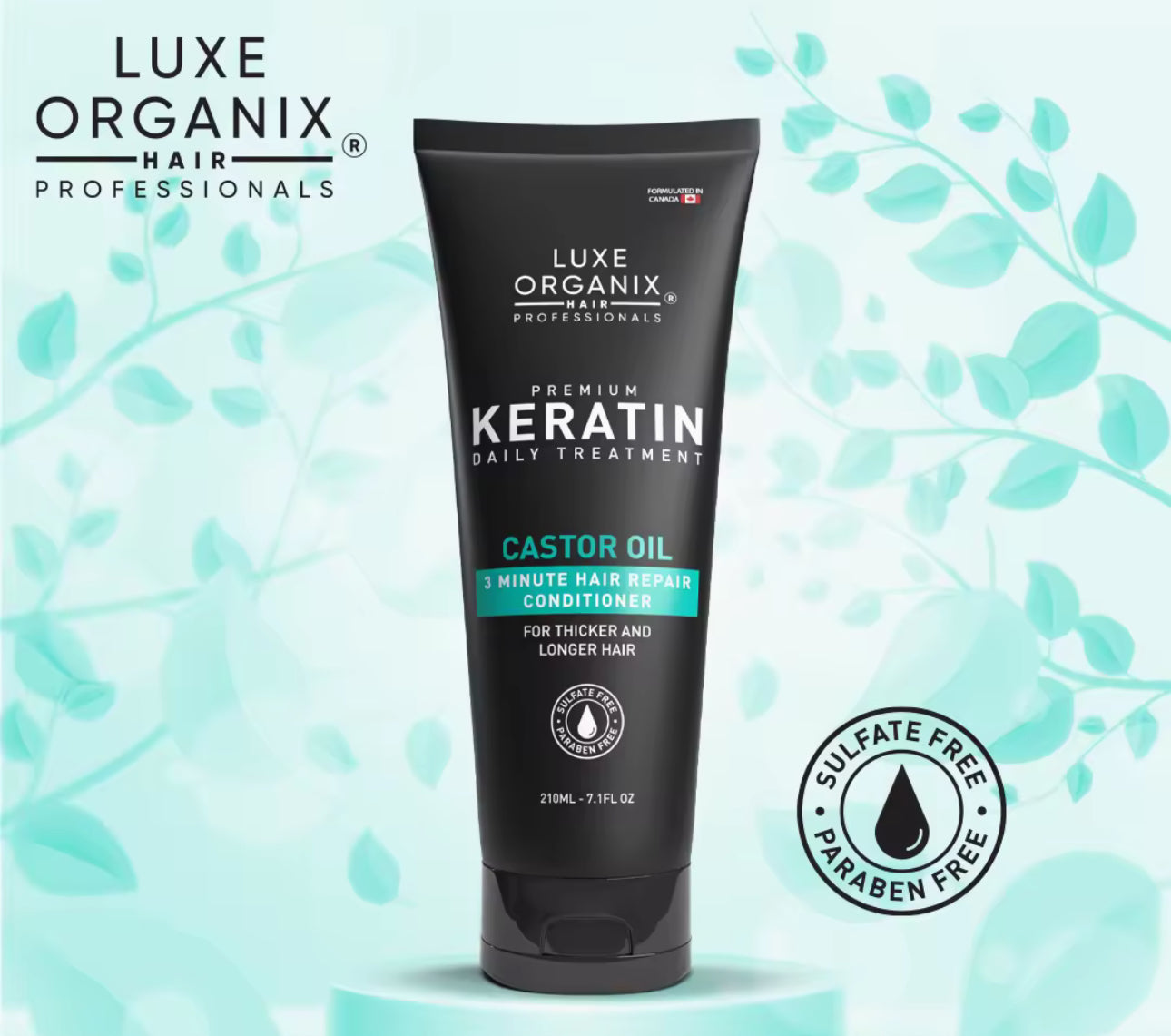 Luxe Organix Premium Keratin | Castor Oil Treatment 250ml