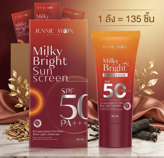 Jennie Moon Milky Bright Sunscreen SPF50 PA+++ 25ml