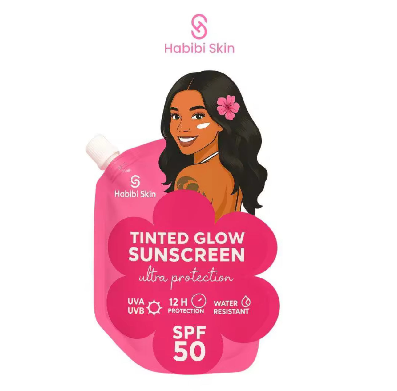Habibi Skin Tinted Glow Sunscreen SPF 50