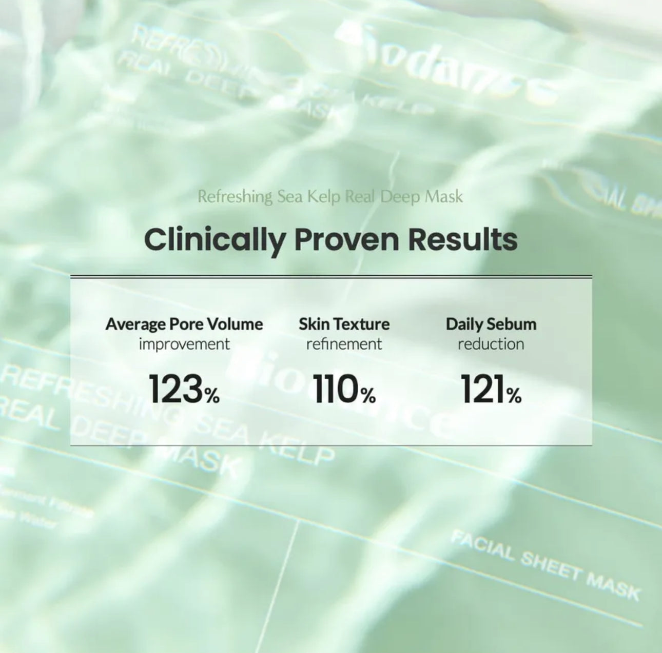 Biodance Refreshing Sea Kelp Real Deep Mask | 4Sheets | 136g | authentic from Korea