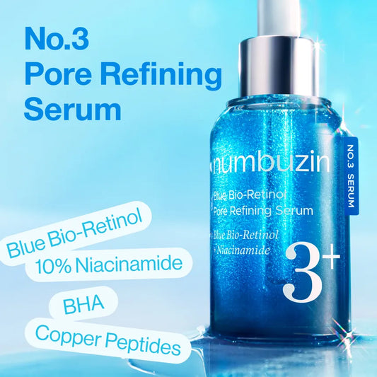 numbuzin - No.3 Blue Bio-Retinol Pore Refining Serum 30ml | authentic from Korea