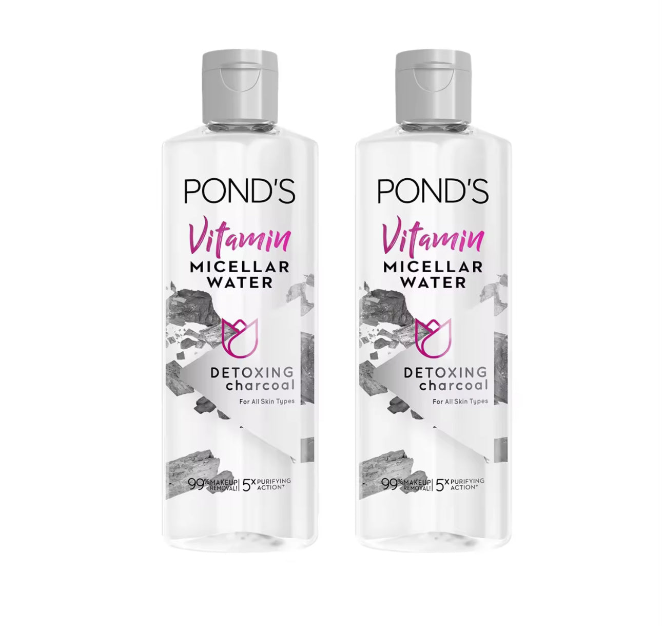 Ponds Vitamin Micellar Water Detoxifying Charcoal 100ml