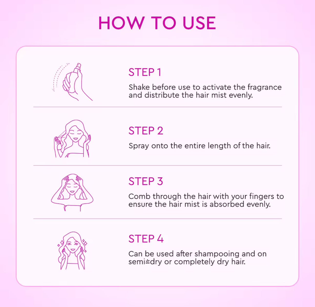 Grace & Glow Silky & Protect Care Hair Mist | Shine & Nourish Edition