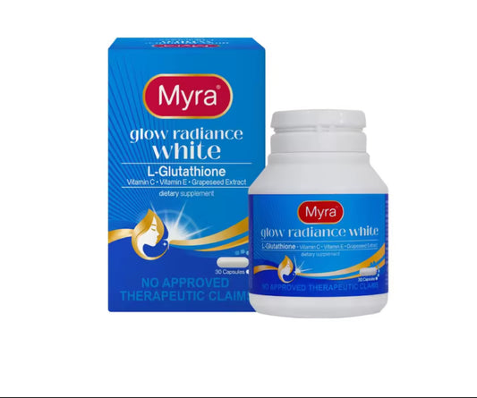 MYRA Glow Radiance White Bottle 30 Capsules