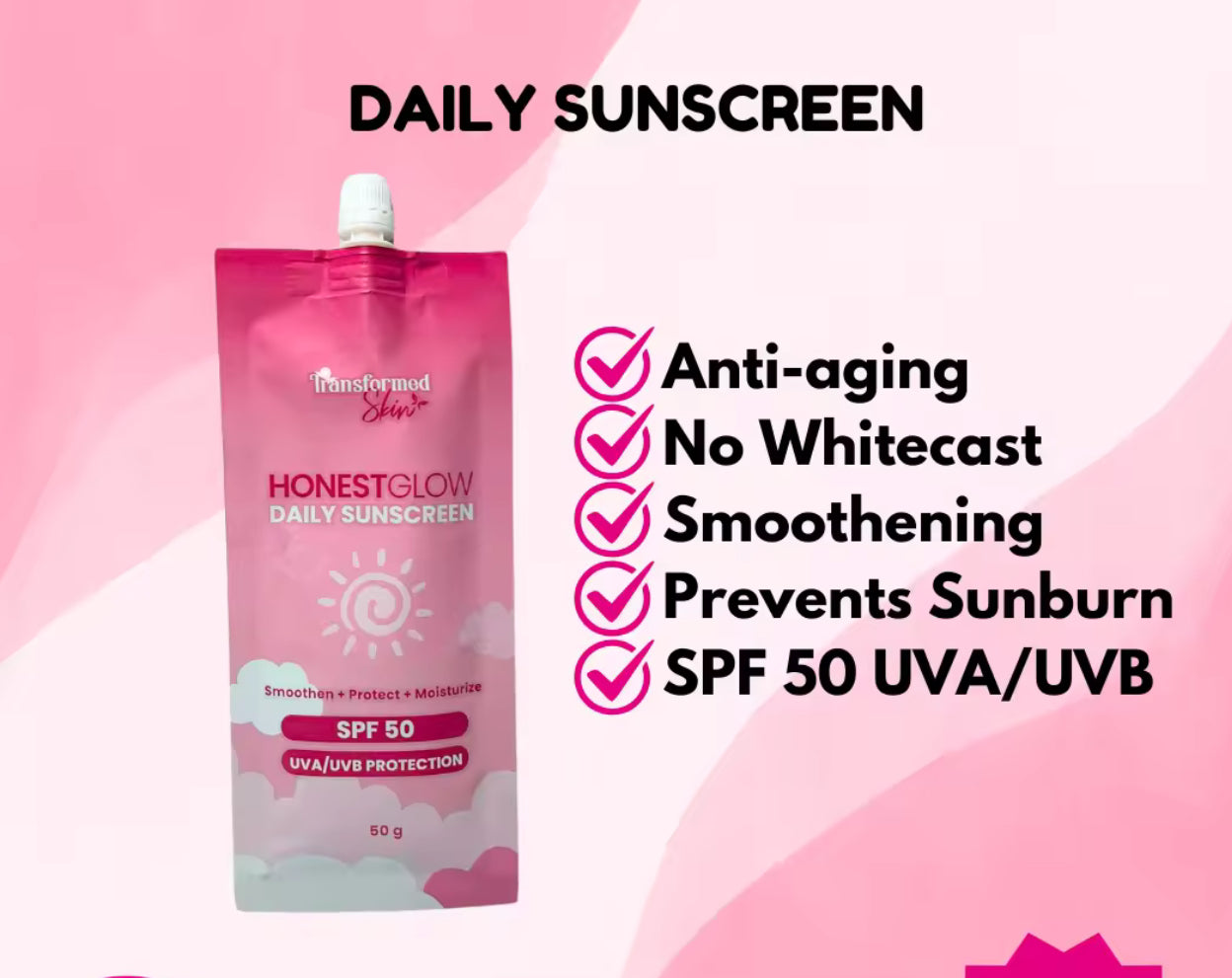 Honest Glow Daily Sunscreen, Fragrance-Free Sunscreen and Tinted Sunscreen