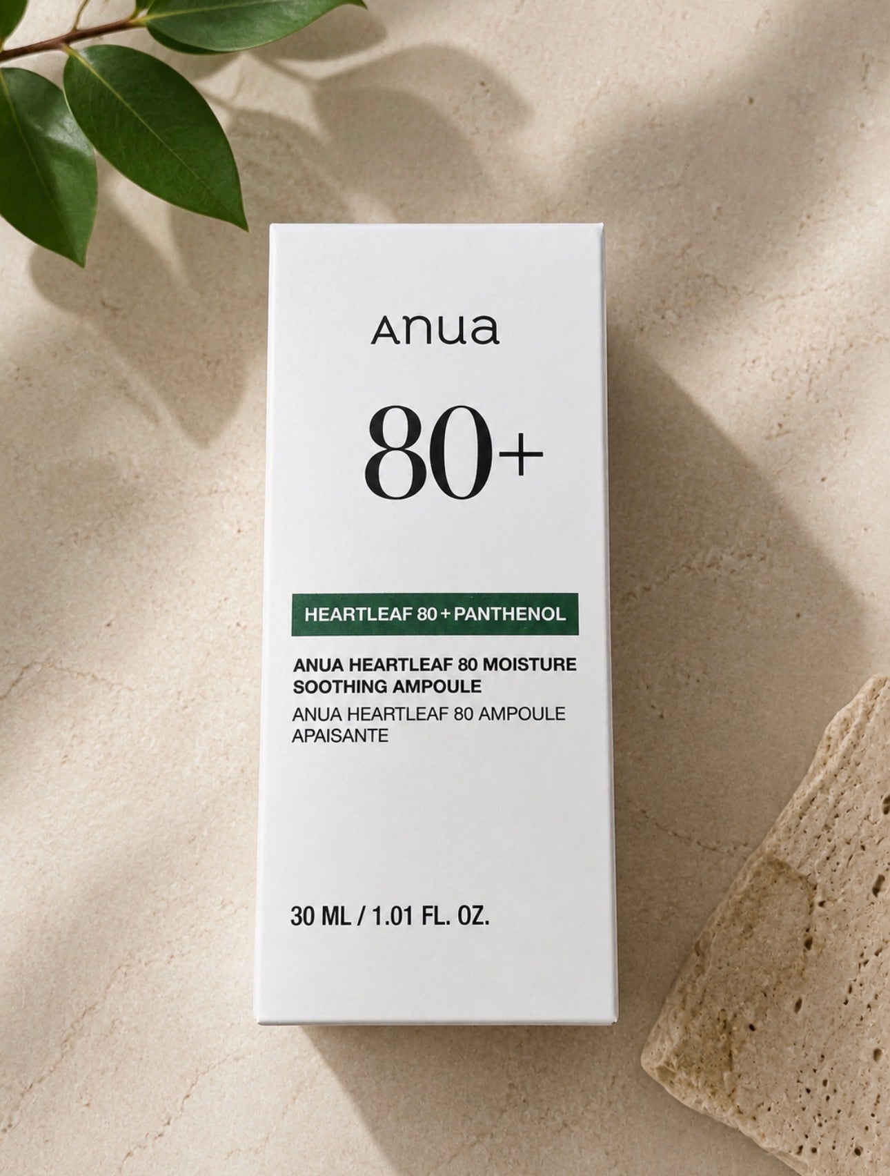 ANUA Heartleaf 80+ Moisture Soothing Ampoule 30ml