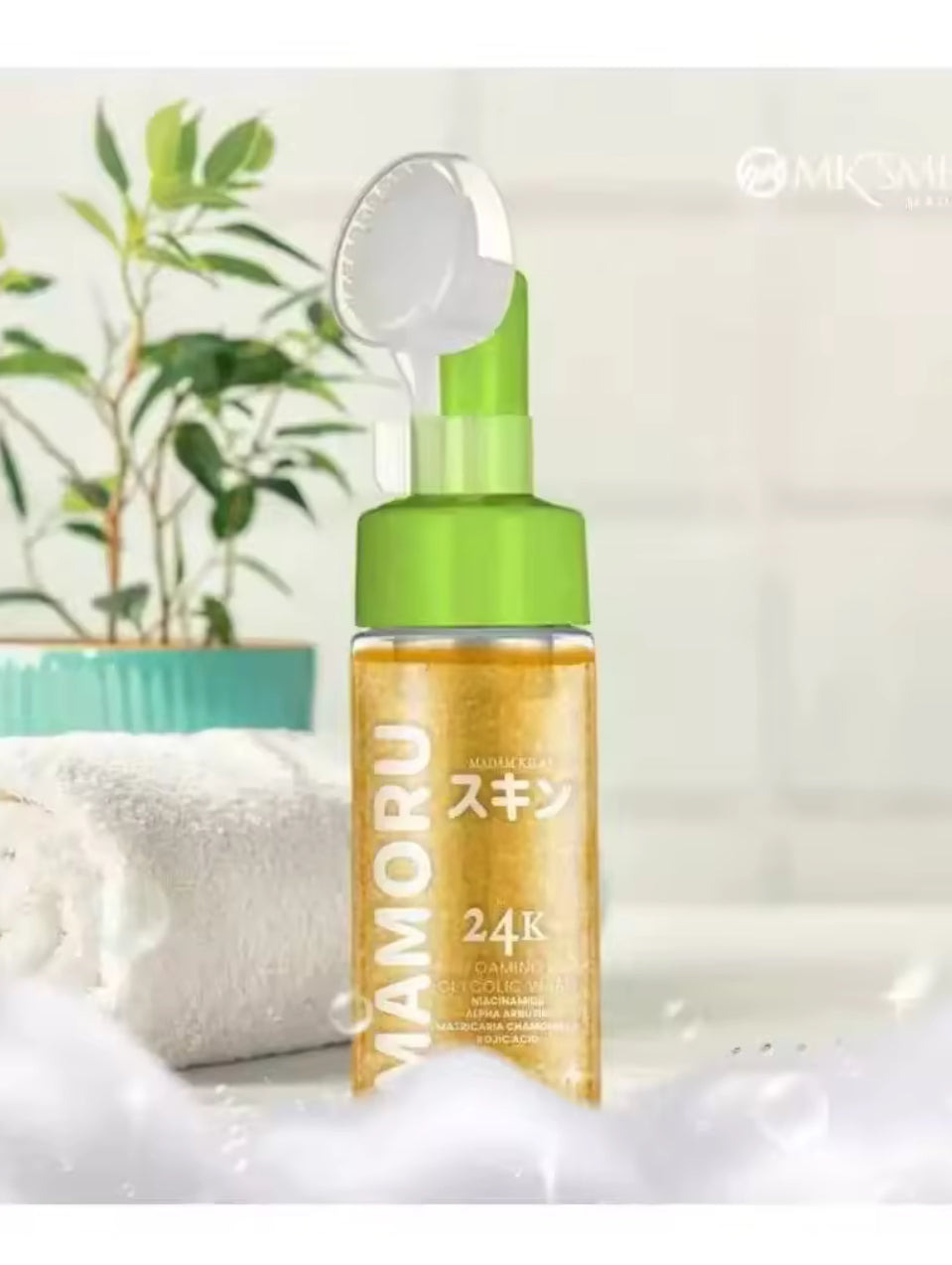 Madam Kilay Mamoru 24K Foaming  Glycolic Wash