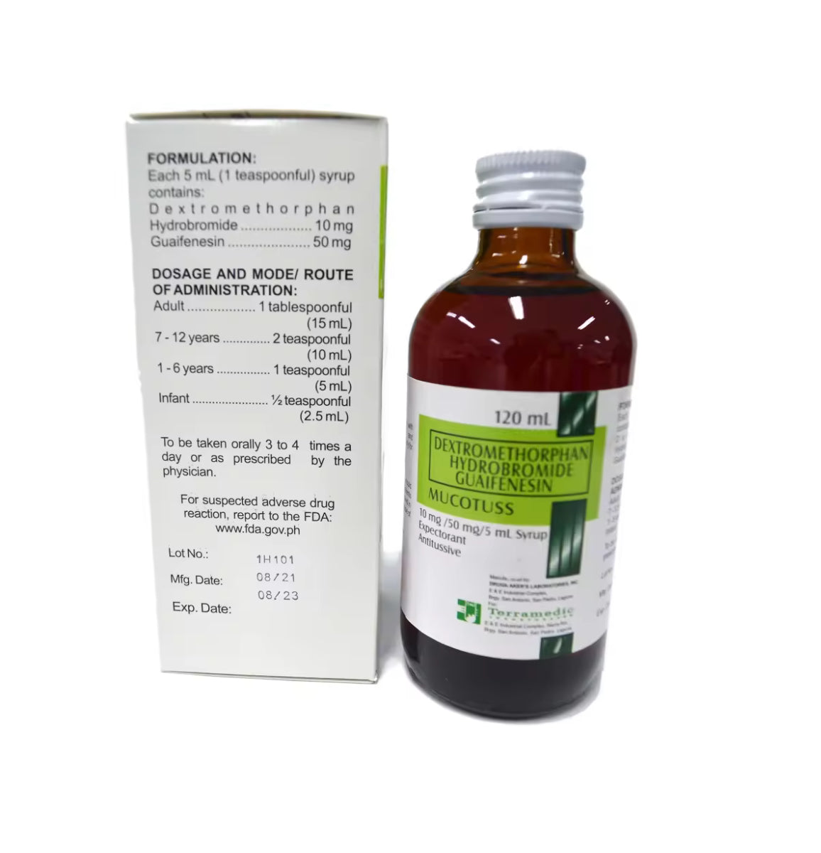 MUCOTUSS COUGH & COLD RELIEF SYRUP | 120mL