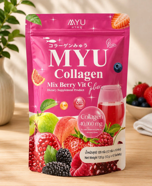MYU Collagen Mix Berry Vit C Plus
