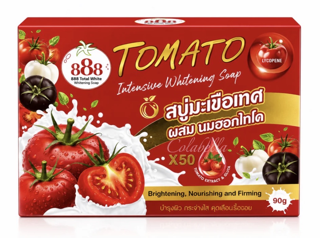 888 Total White Tomato Intensive Whitening Soap 90g