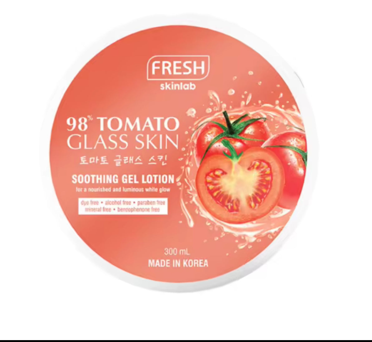 FRESH SKINLAB Tomato Glass Skin Soothing Gel Lotion 300ml