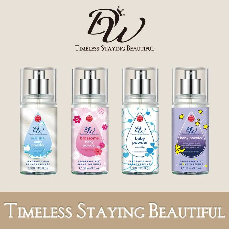DW Baby Powder Fragrance Mist 88ML |Blossoms | Baby Powder. | Milk + Rice