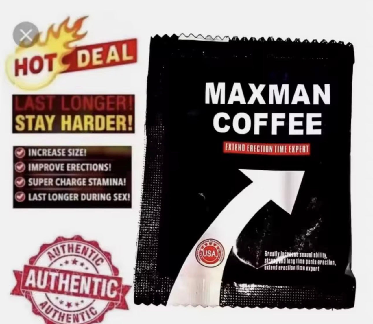 MAXMAN Coffee Men’s Coffee Drink
