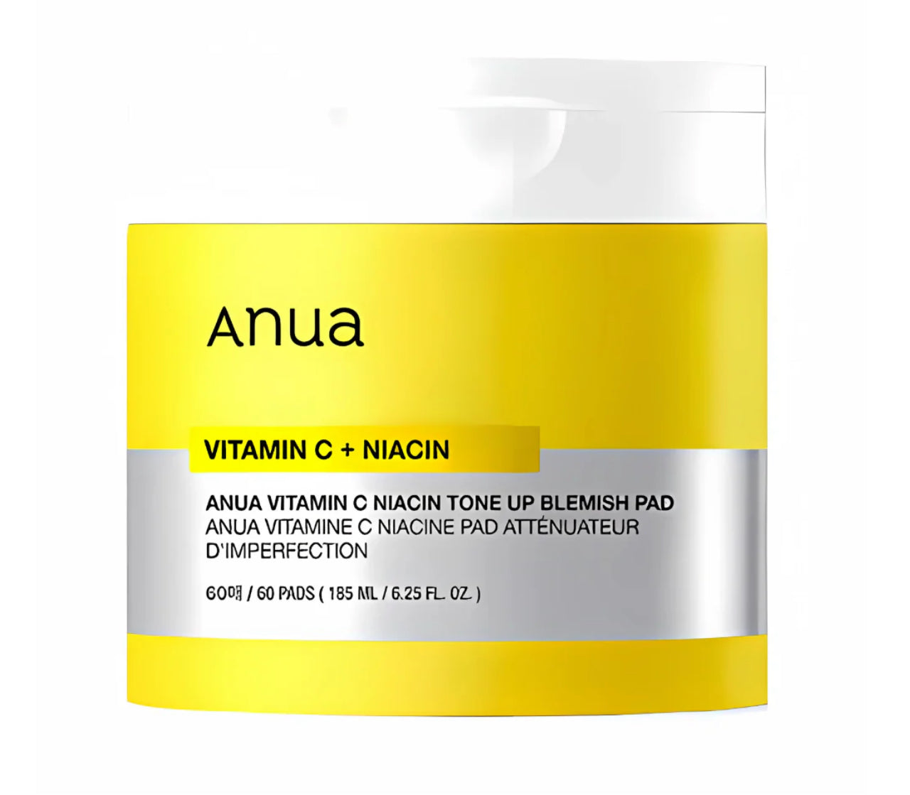 Anua Vitamin C Niacin Tone Up Blemish Pad | 60 Pads | 185ml | Authentic from Korea