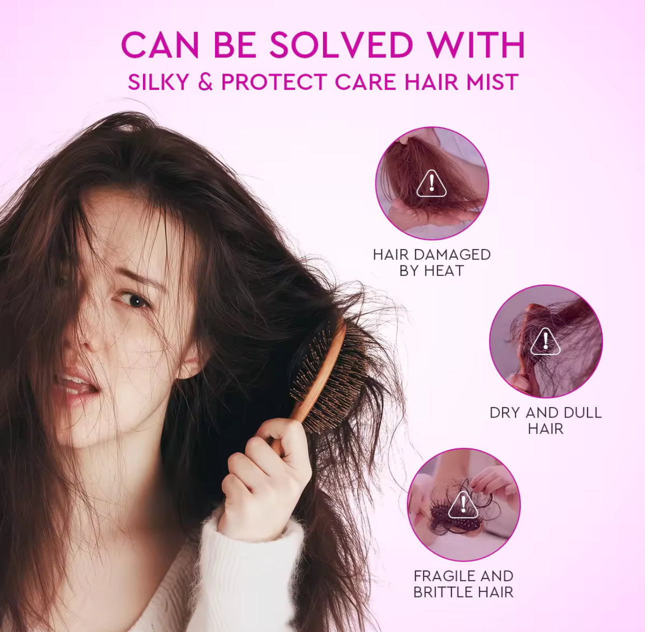 Grace & Glow Silky & Protect Care Hair Mist | Shine & Nourish Edition