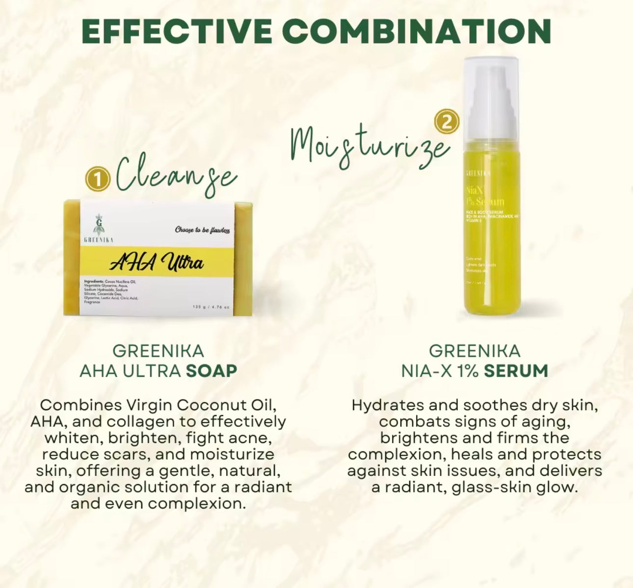 Greenika AHA Niacinamide Serum | 50ml