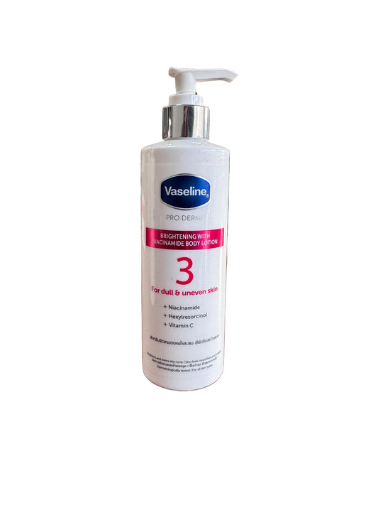 Vaseline Pro Derma Brightening with Niacinamide Body Lotion (250ml)