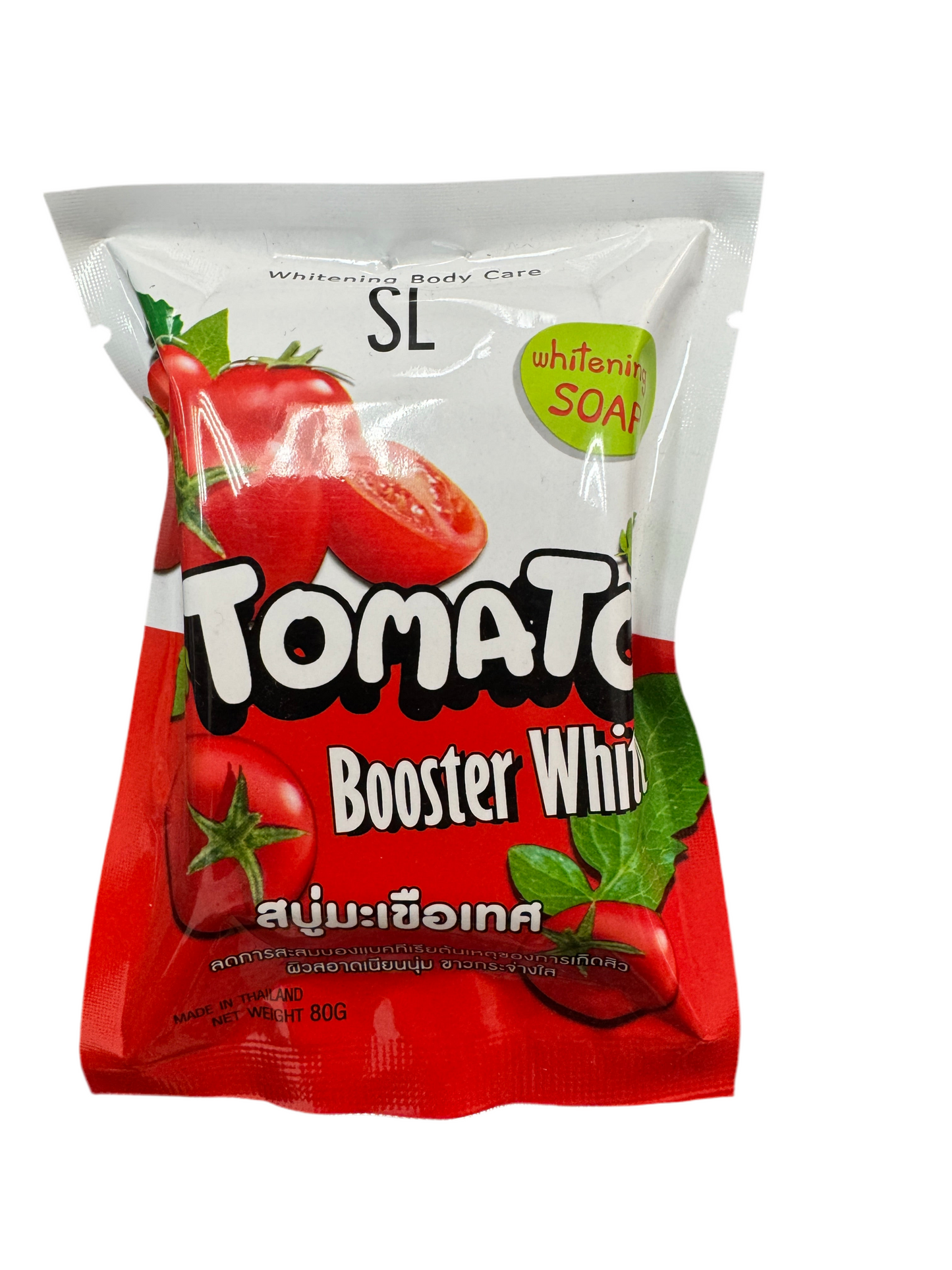 Snail White Tomato Booster Whitening Soap | 80g | SL Whitening Body Care | Made in Thailand