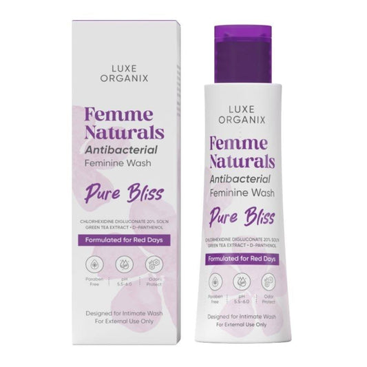 LUXE ORGANIX Femme Naturals Antibacterial Feminine Wash |120ml