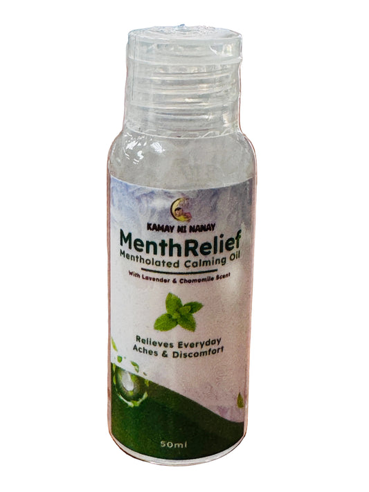 MenthRelief Mentholated Calming Oil |50ml | Kamay Ni Nanay