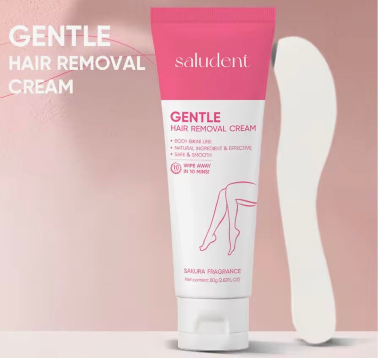 Saludent Gentle Hair Removal Cream | Sakura Fragrance | 80g