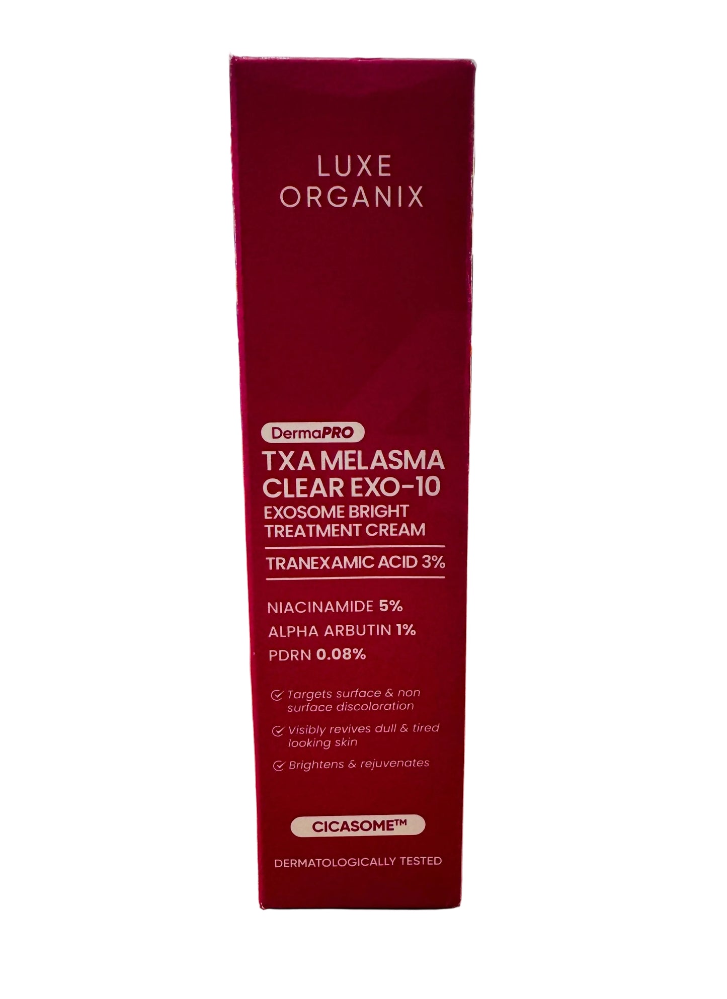 Luxe Organix DermaPRO TXA Melasma Clear EXO-10 Exosome Bright Treatment Cream | 30g