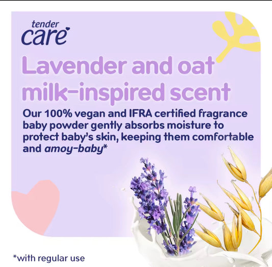 Tender Care Hypoallergenic Baby Powder – Lavender | 200g