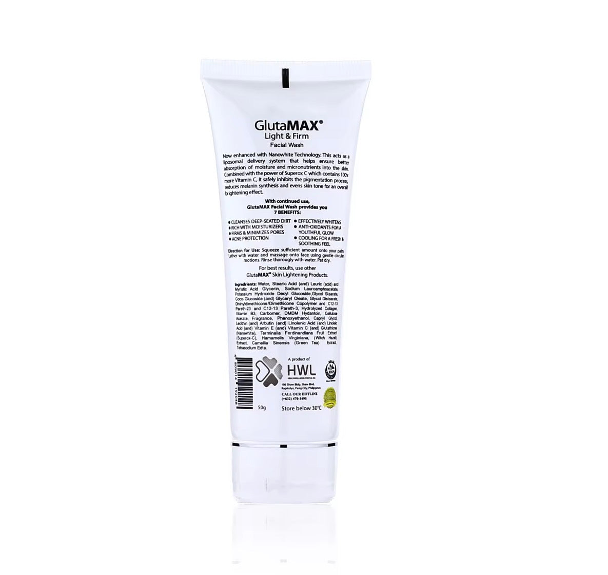 GlutaMAX Light & Firm Facial Wash | 50g